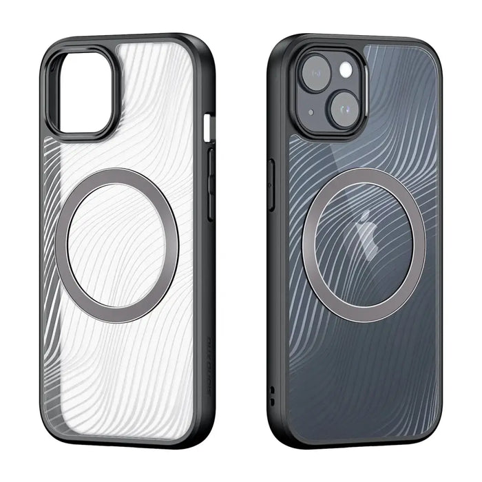 Armored case for iPhone 15 with MagSafe Dux Ducis Aimo Mag - black - Cell phone cases and covers<<<HurtelXML