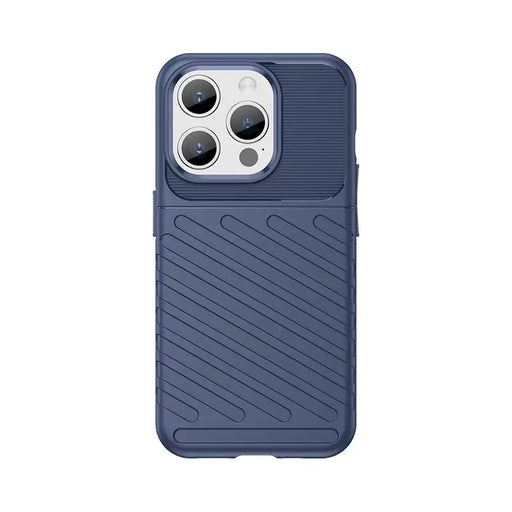 Armored iPhone 15 Pro Thunder Case - blue - Cell phone cases and covers<<<HurtelXML