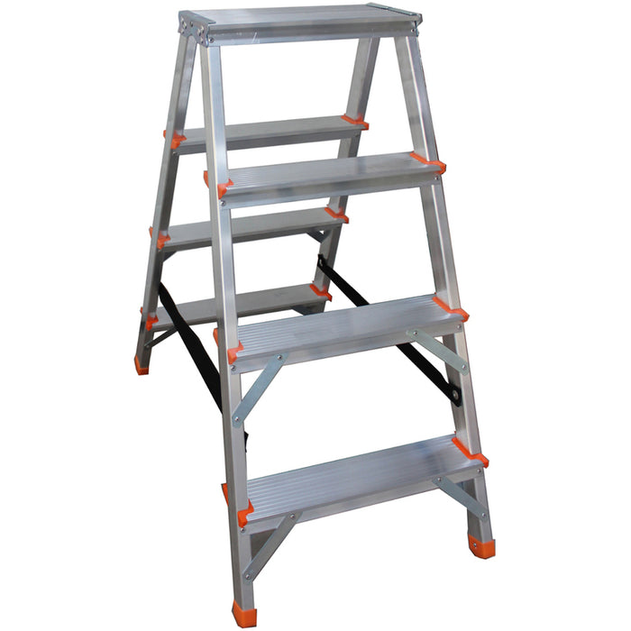 ALUMINUM LADDER TWO-SIDED 2X4 ARON BSS-4