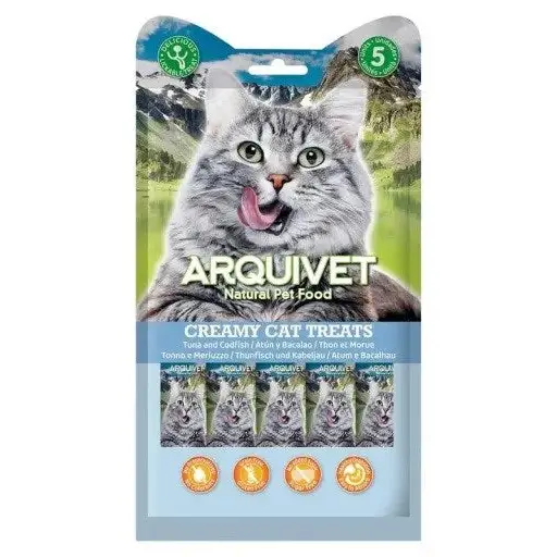 ARQUIVET Tuna with cod - cat treats - 5 x 14g - DelicaciesDLK-PRZ<<<For the catDLK<<<ActionPL&&&DelicaciesDLK-PRZ<<<For