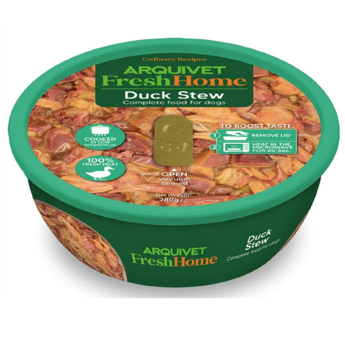 ARQUIVET Fresh Home Duck stew - wet dog food - 280g