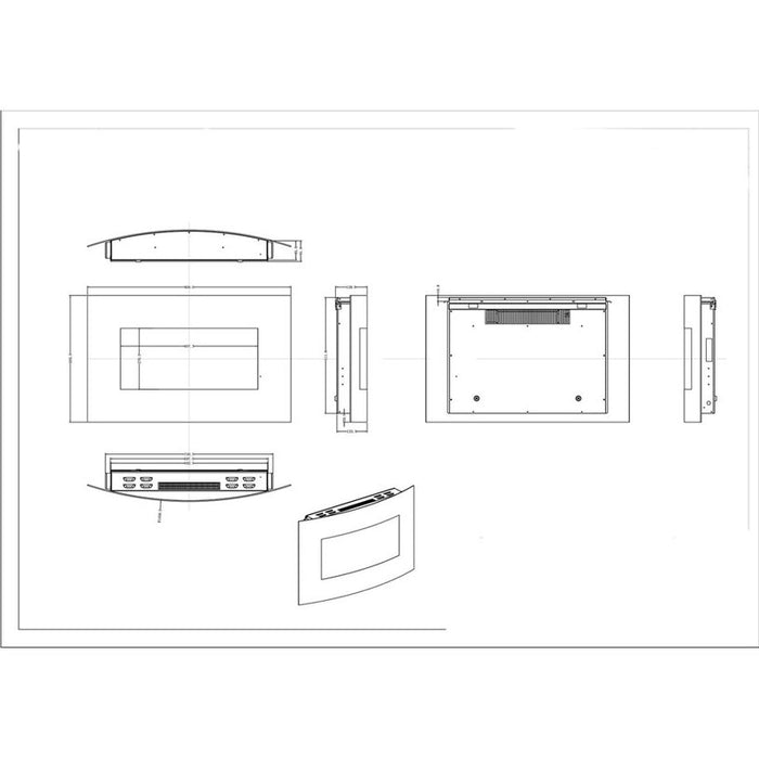 FIREPLACE ART FLAME SANTORINI