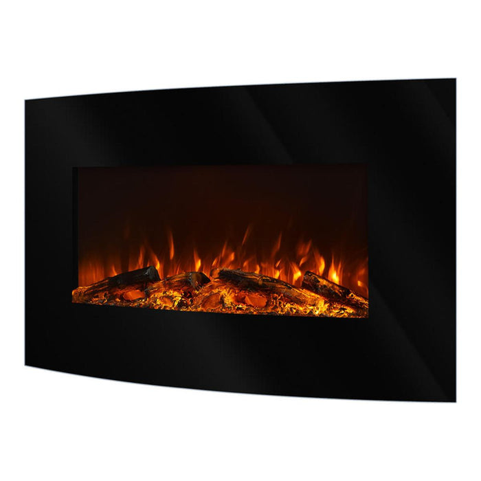 ELECTRIC OVAL FIREPLACE SANTORINI 36