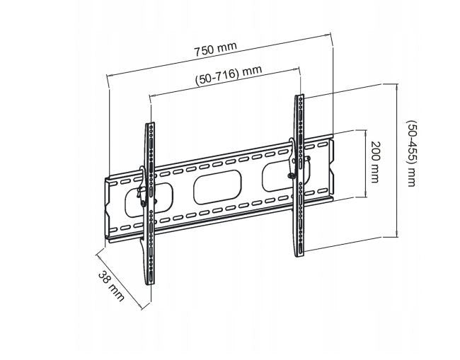 MULTIOFFICE LCD BRACKET 30-50" AR-18