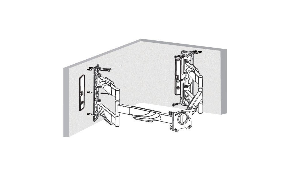 ART AR-85 LCD/LED TV MOUNT 32-70" 45KG VERTICAL/HORIZONTAL ADJUSTMENT