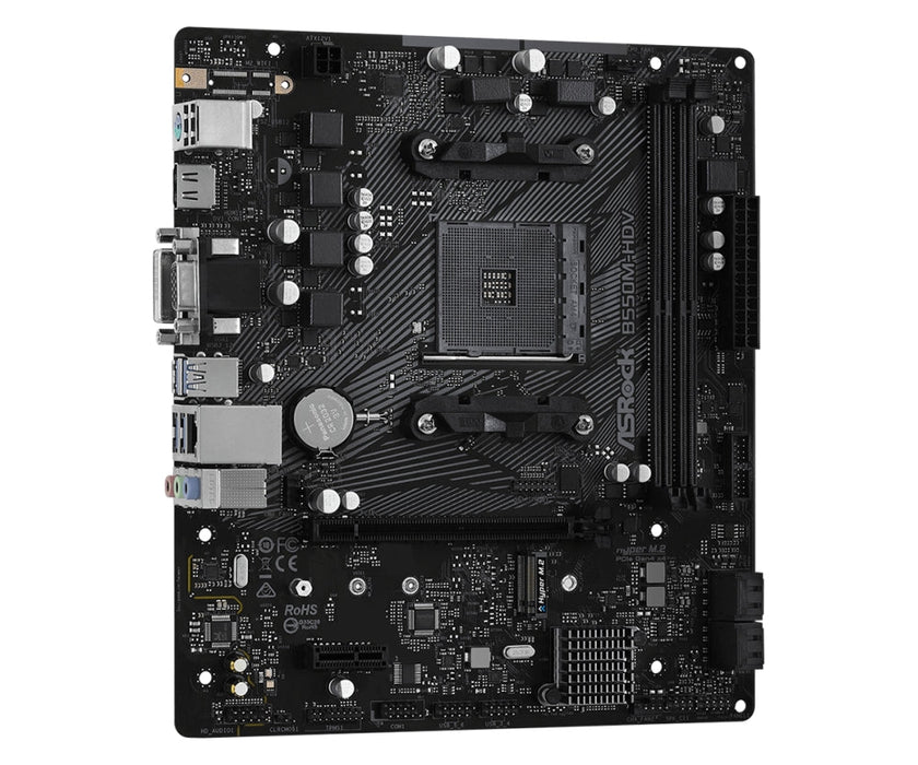 Asrock B550M-HDV - Дънни платки<<<ASROCK компоненти за компютри<<<ASROCK<<<PolyComp&&&Дънни платки AMD<<<Дънни