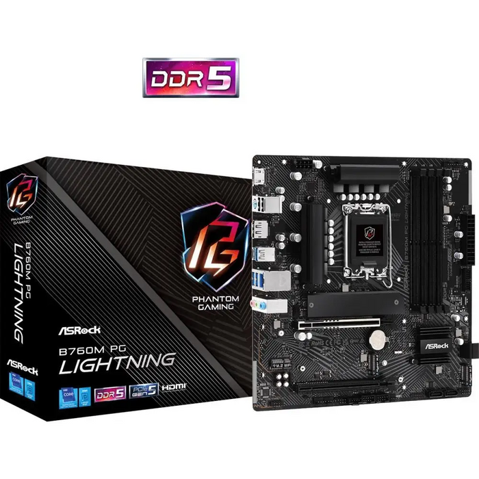 Asrock B760M PG Lightning Intel B760 LGA 1700 micro ATX