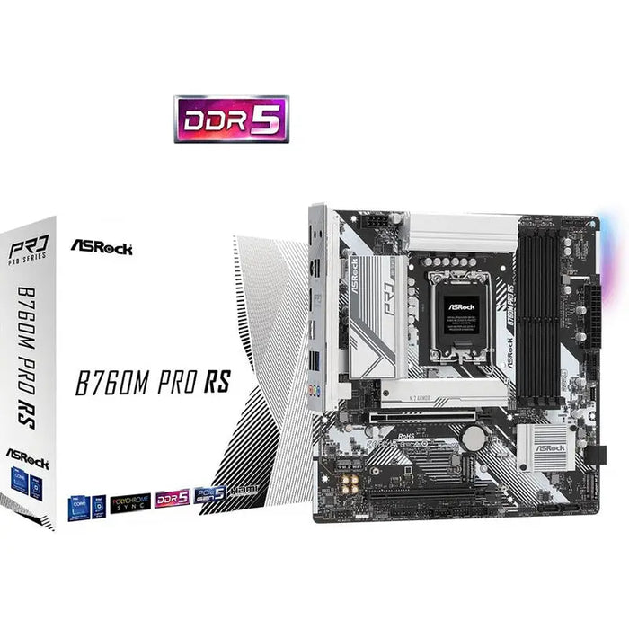 Asrock B760M Pro RS - Дънни платки<<<ASROCK компоненти за компютри<<<ASROCK<<<PolyComp&&&Дънни