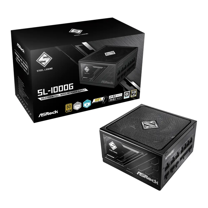 ASRock Steel Legend 1000W 80+ Gold PSU - Захранвания<<<Компютърни компоненти<<<ValiAPI&&&Източници на