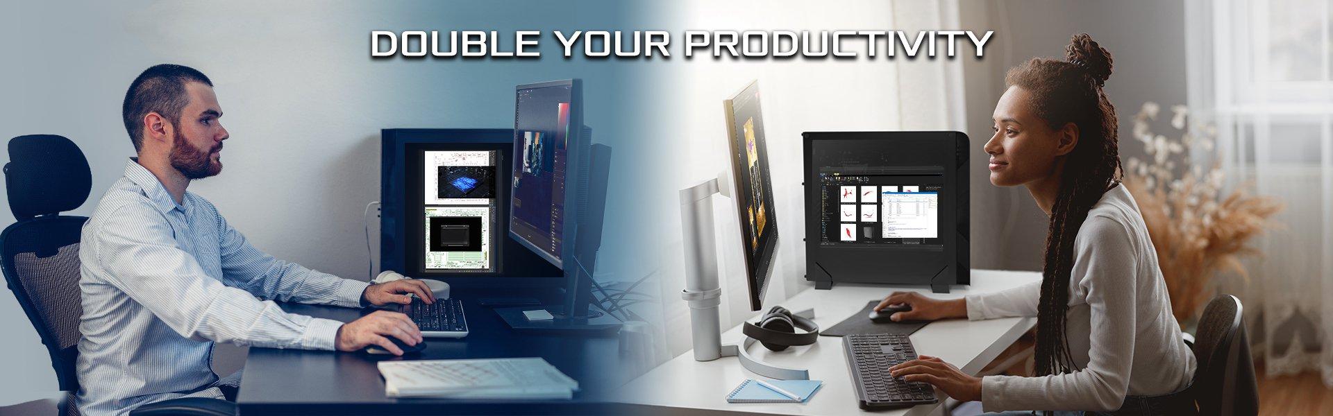 Additional ASRock 13.3" Screen for PC Case