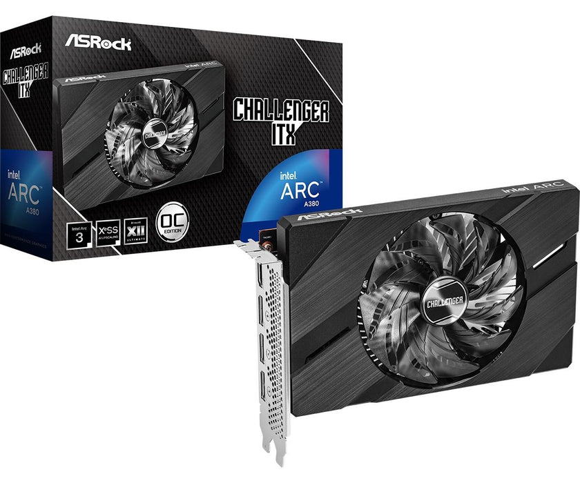 Video card ASRock Intel ARC A380 Challenger ITX 6GB OC