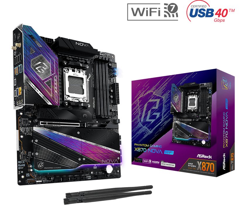 Motherboard ASROCK X870 PG NOVA WIFI, Socket AM5