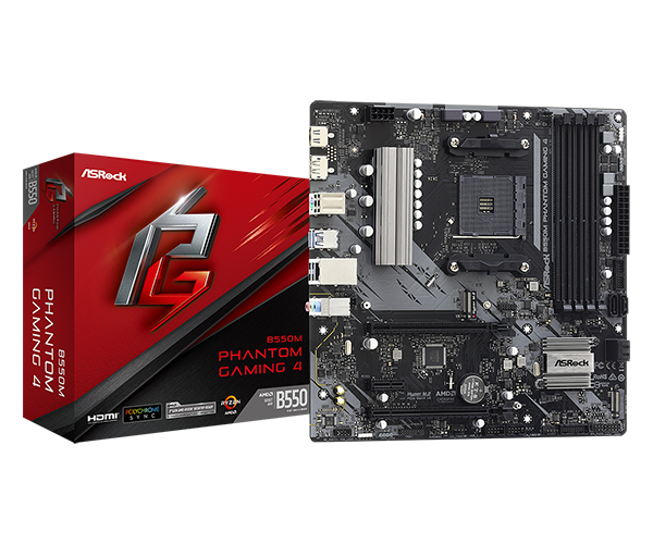 Motherboard ASRock B550M Phantom Gaming 4, AM4