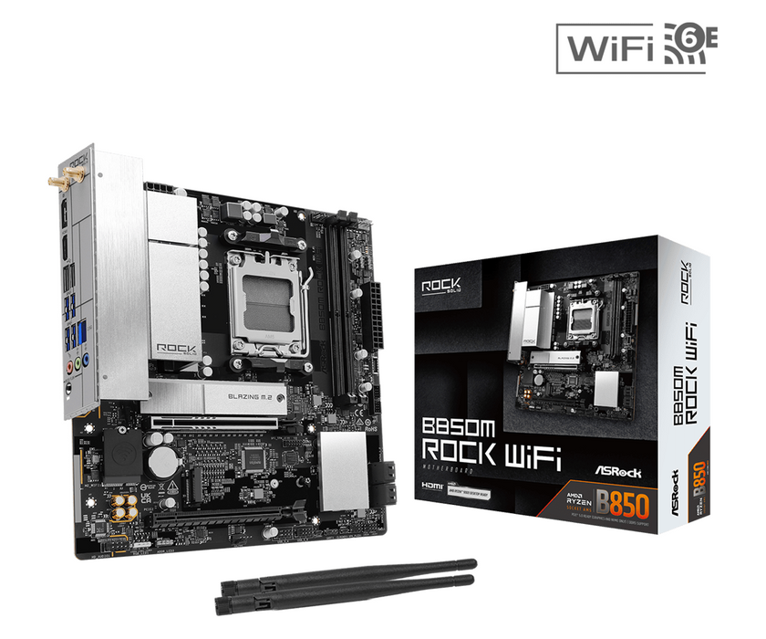 Motherboard ASRock B850M ROCK WIFI socket AM5