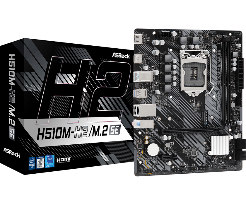 Motherboard ASRock H510M-H2/M.2 SE, LGA1200, DDR4, mATX