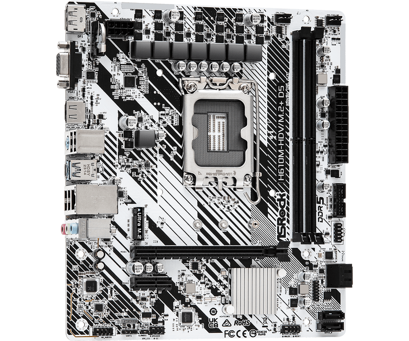 ASRock H610M-HDV/M.2+ D5 LGA1700 motherboard