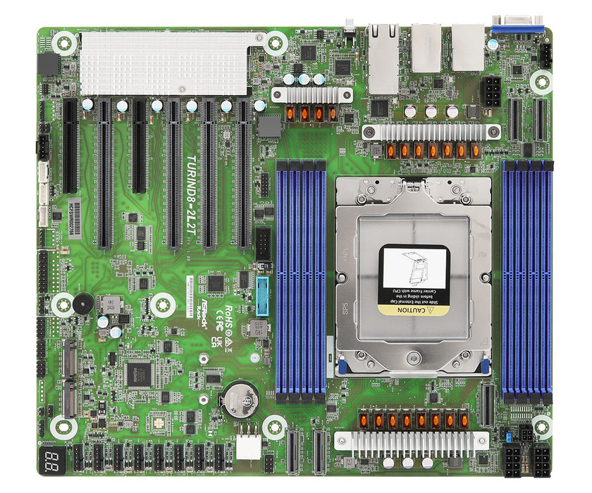 Asrock TURIND8-2L2T motherboard AMD SoC Socket SP5 CEB