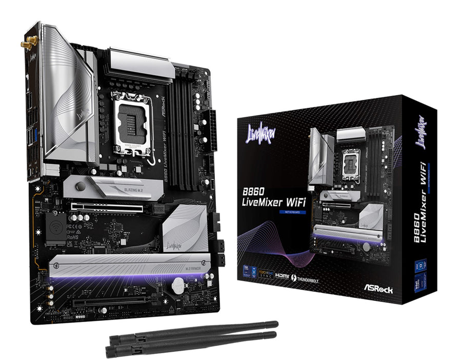 Motherboard ASRock B860 LiveMixer WIFI 6E, LGA 1851