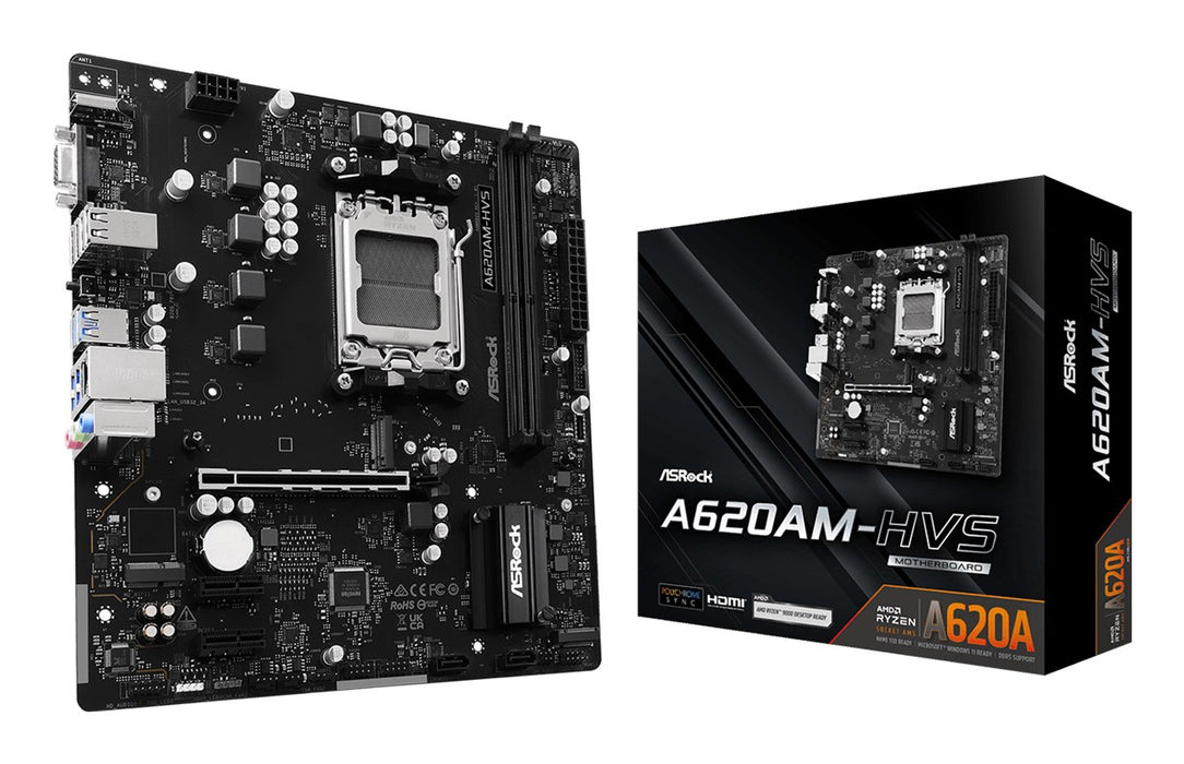 ASRock A620AM-HVS DDR5 Socket AM5 Motherboard