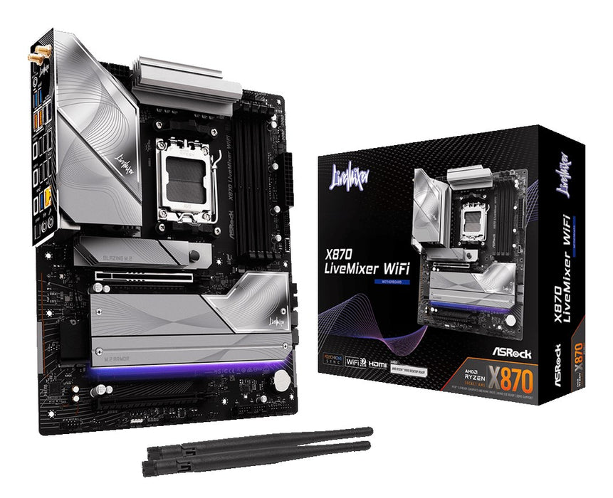 Asrock X870 LiveMixer WiFi AMD X870 Socket AM5 ATX