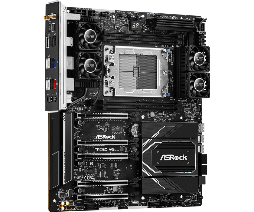 Motherboard ASROCK TRX50 WS, Socket sTR5, ATX, 4xDDR5