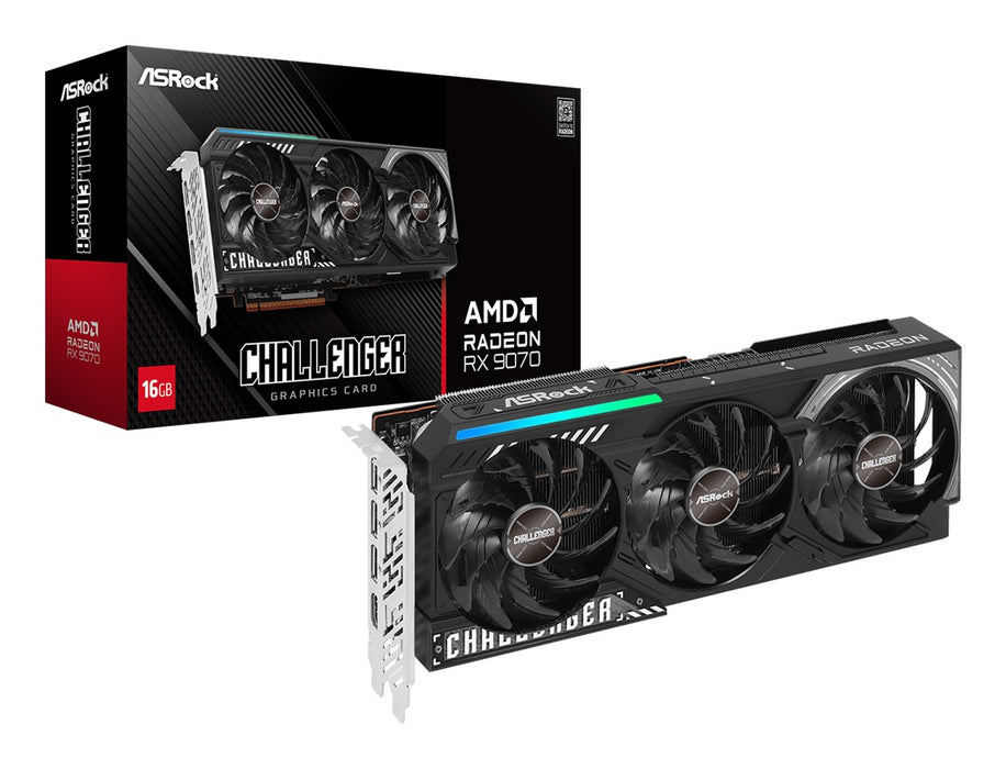 Video card ASROCK RADEON RX 9070 Challenger 16GB GDDR6