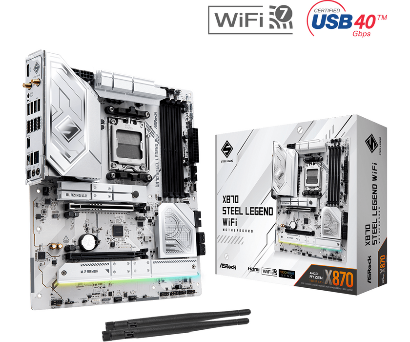 Motherboard ASROCK X870 STEEL LEGEND WIFI, Socket AM5