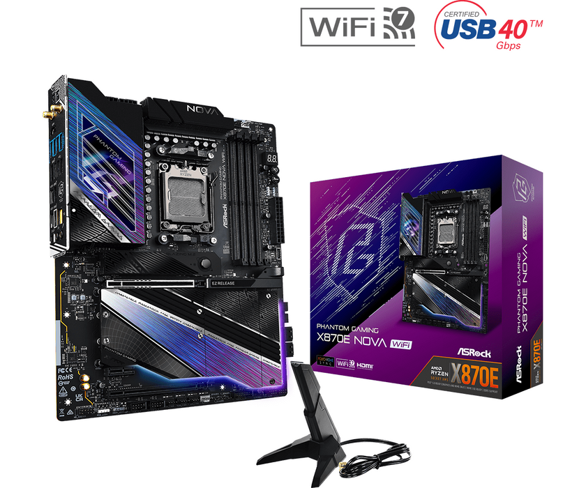 Motherboard ASROCK X870E PG NOVA WIFI, Socket AM5