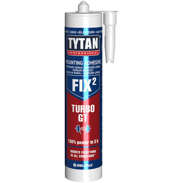 ASSEMBLY ADHESIVE TYTAN PROFESSIONAL FIX2 TURBO GT - Полимерни и монтажни лепила<<<Уплътнители и фуги<<<Строителни