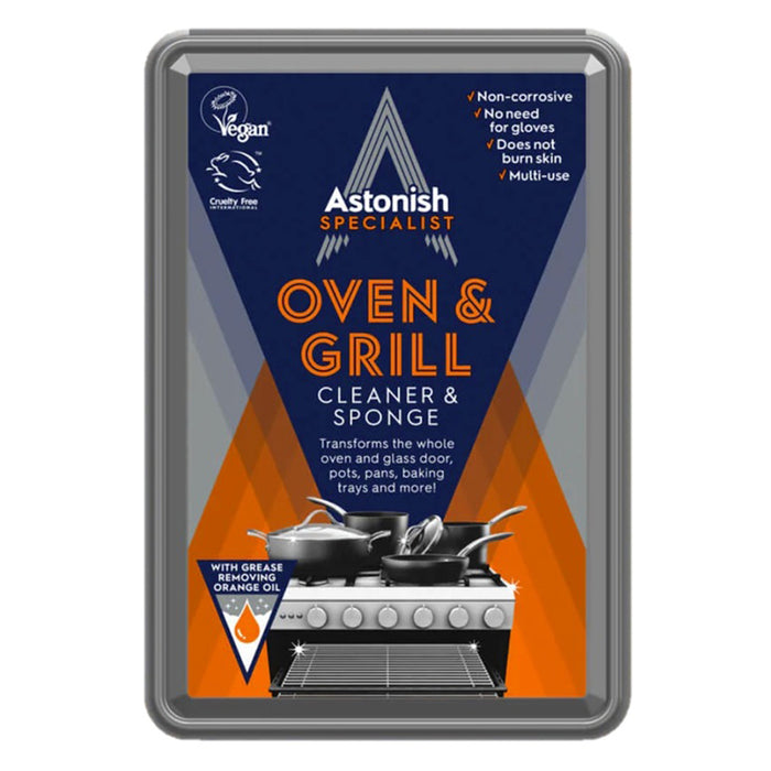 OVEN AND GRILL CLEANING PASTE 250 G + ASTONISH SPONGE