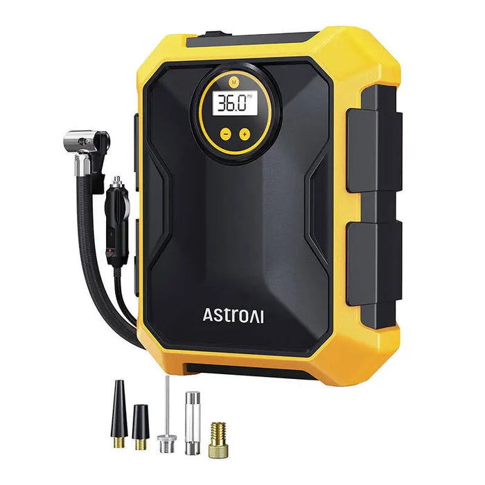 AstroAI CZK-3674 12V DC 100PSI Air Compressor (Yellow) - Mini compressors<<<Car accessories<<<InnproXML