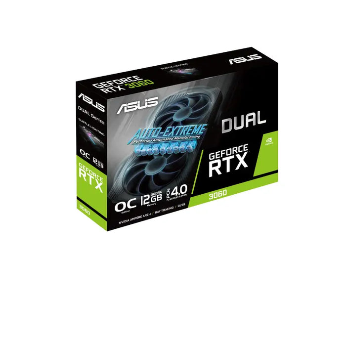 ASUS Dual -RTX3060-O12G-V2 NVIDIA GeForce RTX 3060 12 GB GDDR6 - Видеокарти за настолни
