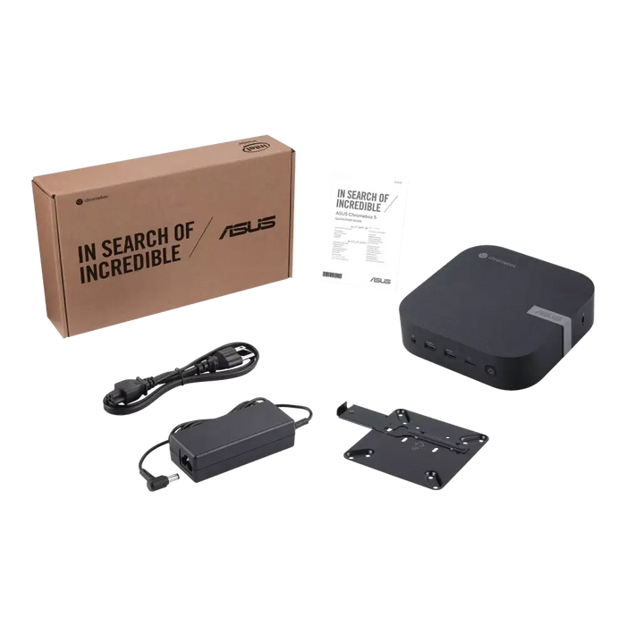 ASUS Mini PC CHROMEBOX5-SC002UN Intel Celeron 7305 4GB DDR4 RAM 128GB NVMe SSD Wi-Fi 6E Bluetooth 5.2 ChromeOS - PC