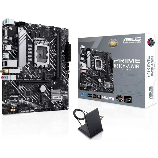 Asus Prime H610M-A Wi-Fi - Дънни платки<<<ASUS компоненти за компютри<<<ASUS<<<PolyComp&&&Дънни платки<<<Компютър Мрежи
