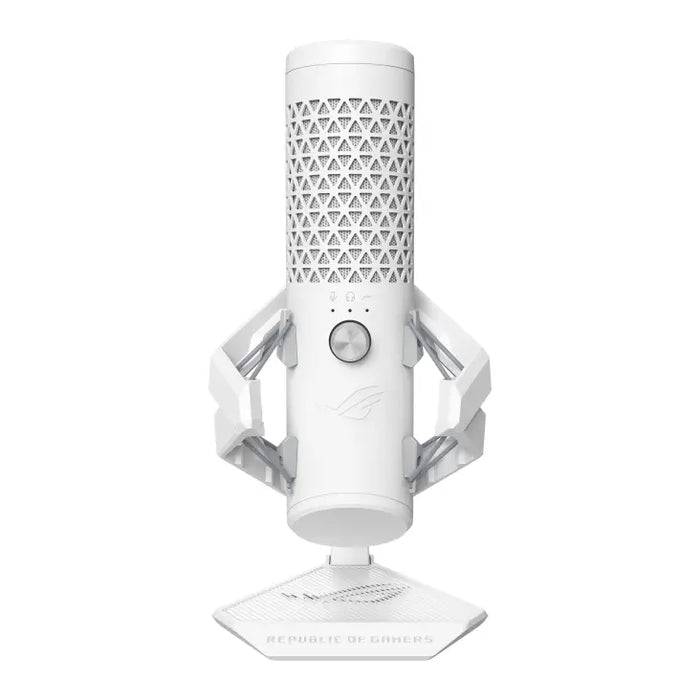 ASUS ROG Carnyx Desktop Microphone - White - Микрофони<<<Компютърна периферия<<<ValiAPI&&&Електроника Периферни и