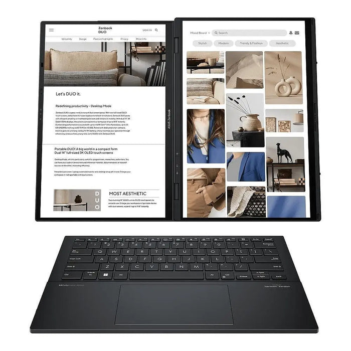 Asus ZenBook Duo 14 UX8406CA-PZ042X Screen Pad Plus INTEL ARL H Core Ultra 9 14’’ OLED WQXGA+ (2880X1800) 16:10Touch