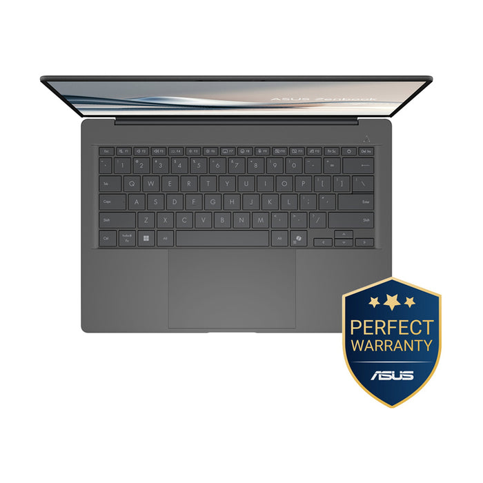 Ultrabook ASUS Zenbook A14 UX3407QA-QD273W 14.0 ", SNAPDRAGON X X1-26-100, RAM 16 GB, SSD 1000 GB, QUALCOMM ADRENO GPU, WINDOWS 11 HOME (ARM), ICELAND GRAY