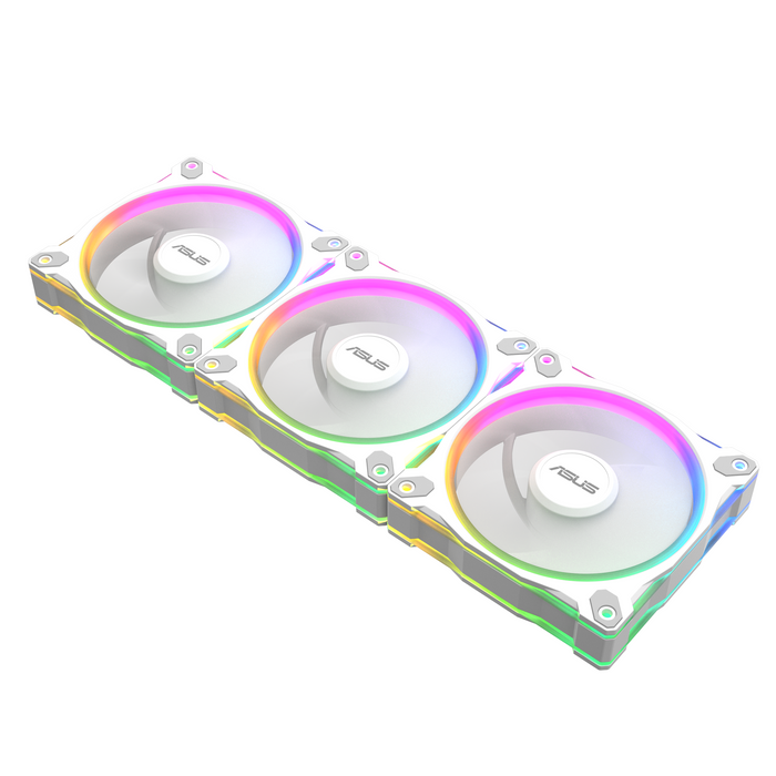 Fan Set 3 in 1 ASUS PRIME MR120 ARGB Reverse White Edition