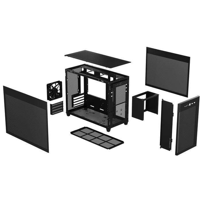ASUS PRIME AP201 Mesh Case, MicroATX, Black