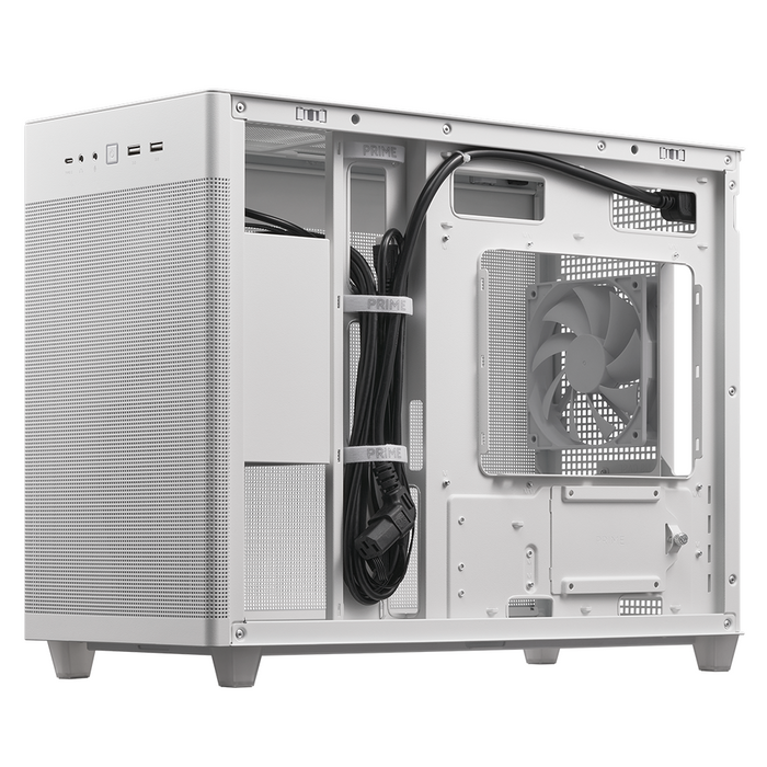 ATX Semi-tower Box Asus Prime AP201 MicroATX White