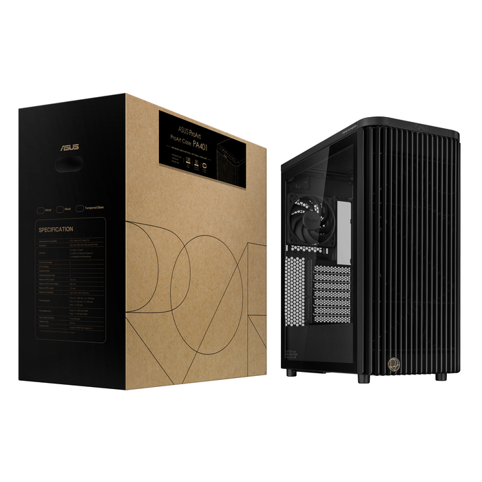 ASUS ProArt PA401 Black Case - Tempered Glass Panel