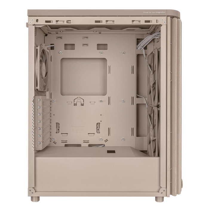 Box ASUS ProArt PA401 Wood Edition Beige - Mesh Panel