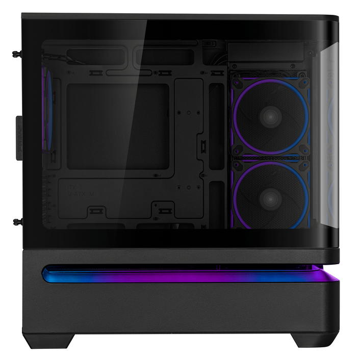 Box ASUS Prime AP202 ARGB mATX + 3 ARGB Fans - Black