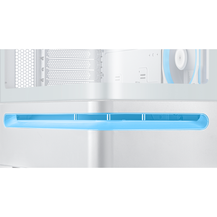 Box ASUS Prime AP202 ARGB mATX + 3 ARGB Fans - White