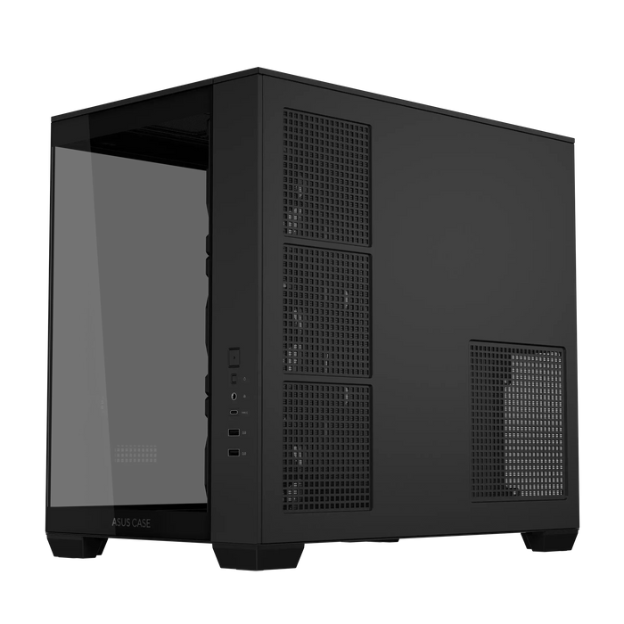 Box ASUS A32 PLUS Tempered Glass + 4 ARGB Fans - Black