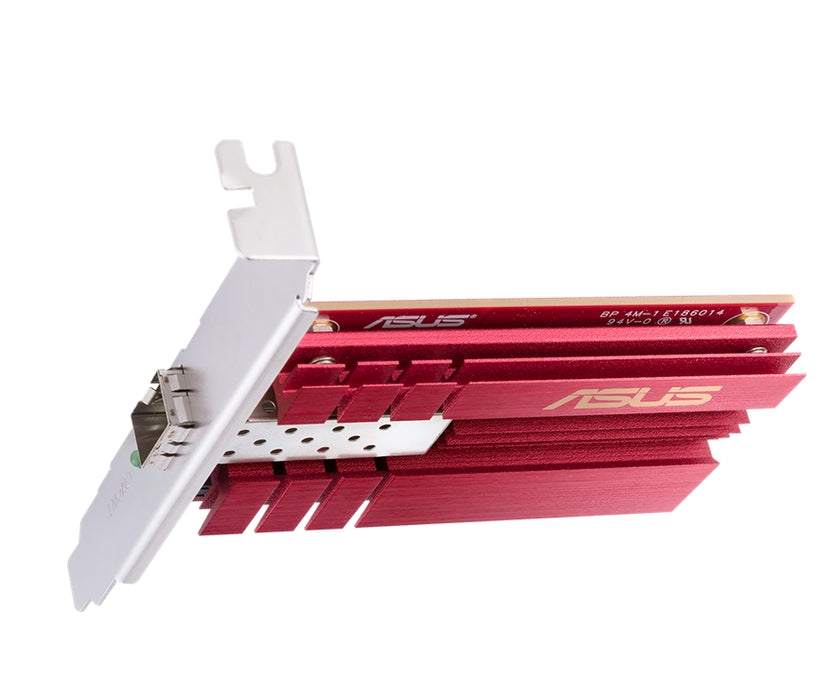 Asus PCIe Adapter, XG-C100F, 10GBase-T PCIe SPF+ port for Optical Fiber Transmission and DAC cable, Built-in QoS technology