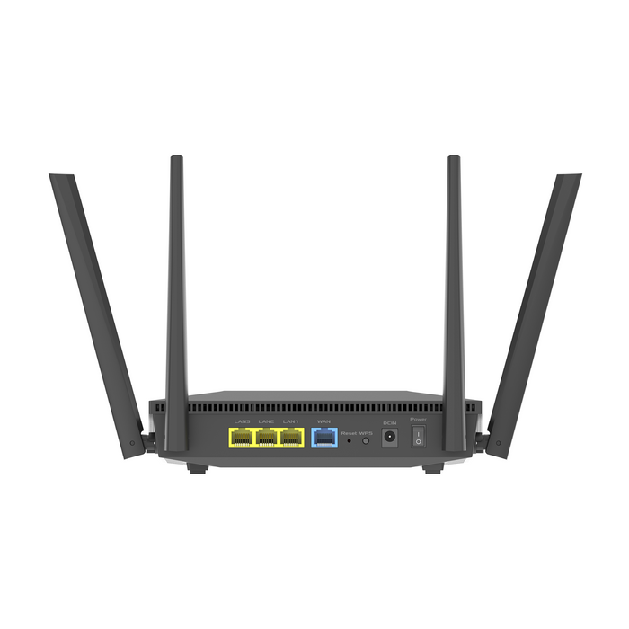 Wireless router ASUS RT-AX52 AX1800 Dual Band WiFi 6 (802.11ax), AiMesh Compatible, Buil-in VPN