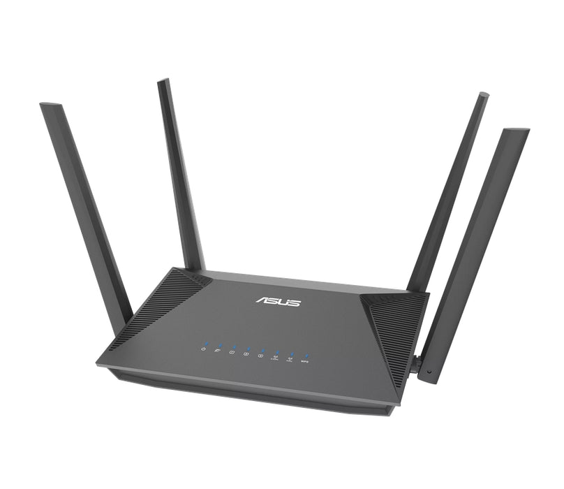 Asus Wireless Router RT-AX52 Pro, AX3000, Dual-Band, Dual-Core 1.3GHz CPU, 128MB/256MB Flash/RAM, Gigabit, AiProtection Classic, Traditional QoS, VPN, IPTV, OFDMA, Beamforming, AiMesh