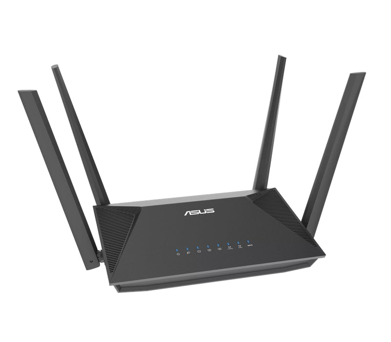 Asus Wireless Router RT-AX52 Pro, AX3000, Dual-Band, Dual-Core 1.3GHz CPU, 128MB/256MB Flash/RAM, Gigabit, AiProtection Classic, Traditional QoS, VPN, IPTV, OFDMA, Beamforming, AiMesh