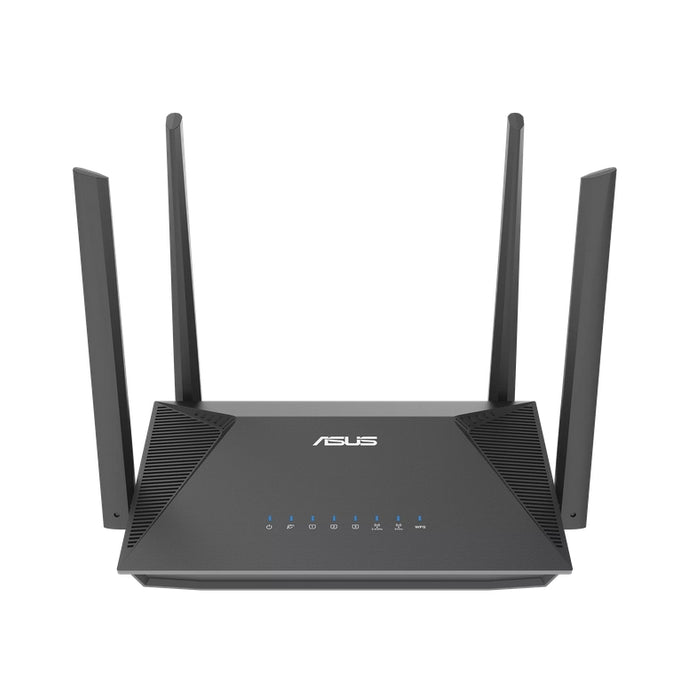 Asus Wireless Router RT-AX52 Pro, AX3000, Dual-Band, Dual-Core 1.3GHz CPU, 128MB/256MB Flash/RAM, Gigabit, AiProtection Classic, Traditional QoS, VPN, IPTV, OFDMA, Beamforming, AiMesh